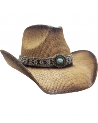 Straw Western Turquoise