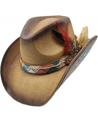 Straw Western Feather