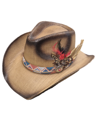 Straw Western Feather
