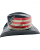 Straw Western Skull US Flag Straw Western Skull US Flag