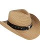Straw Western Hat - Steer with Brown Hatband Straw Western Hat - Steer with Brown Hatband