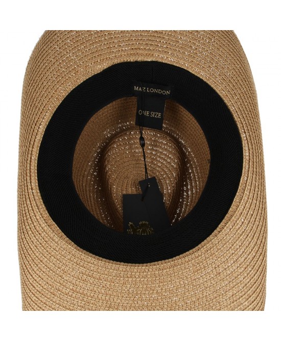 Straw Western Hat - Steer with Brown Hatband Straw Western Hat - Steer with Brown Hatband