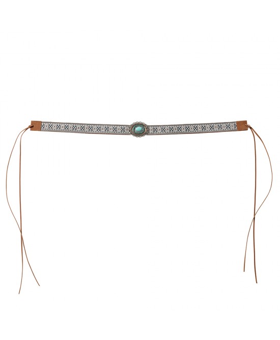 Stars & Stripes - Hat Band - HB-51 - Aztec Turquoise