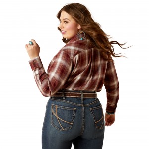 Ariat REAL Billie Jean Hearth Plaid Shirt