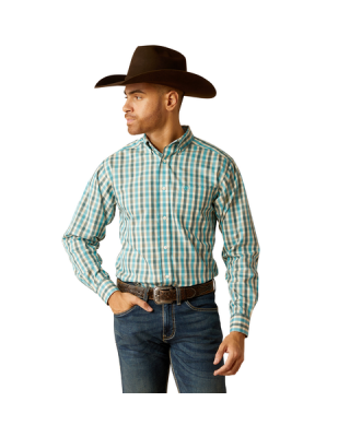 Ariat - Wrinkle Free Gordie Fitted Men's Western Shirt