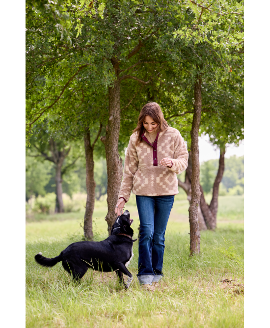 Ariat - Berber Snap Front Sweatshirt Jumper