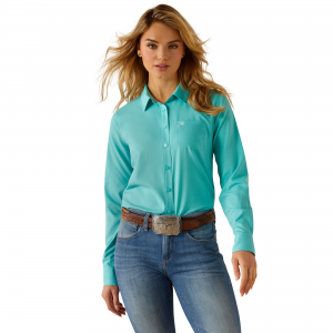 Ariat - Kirby Turquoise Pro Team Western Shirt