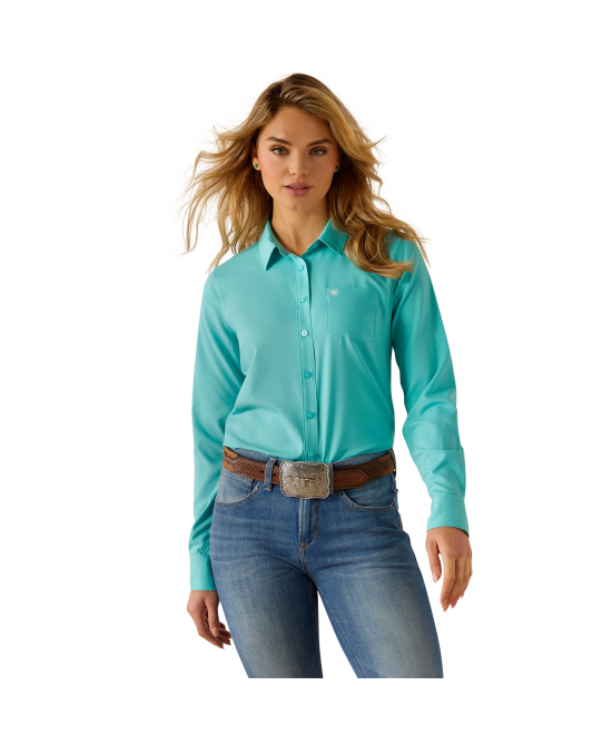 Ariat - Kirby Turquoise Pro Team Western Shirt Ariat - Kirby Turquoise Pro Team Western Shirt