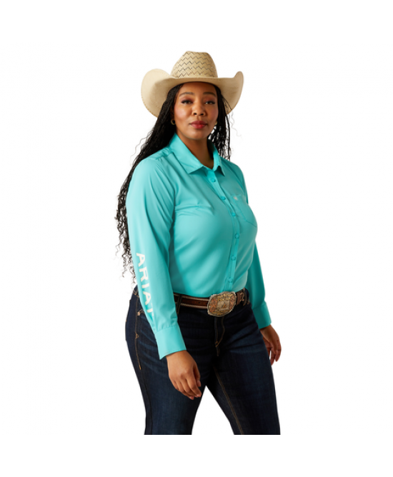 Ariat - Kirby Turquoise Pro Team Western Shirt Ariat - Kirby Turquoise Pro Team Western Shirt