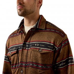 Ariat - Caldwell Toffee Serape Printed Shirt Jacket Ariat - Caldwell Toffee Serape Printed Shirt Jacket