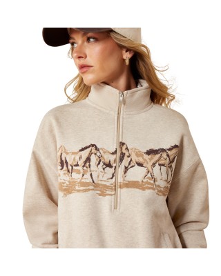 Ariat - Running Wild 1/2 Zip Sweatshirt