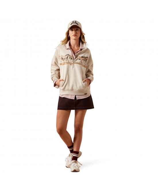 Ariat - Running Wild 1/2 Zip Sweatshirt Ariat - Running Wild 1/2 Zip Sweatshirt