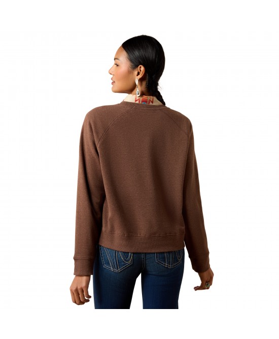 Ariat - Essential Crew Sweatshirt Brown Ariat - Essential Crew Sweatshirt Brown