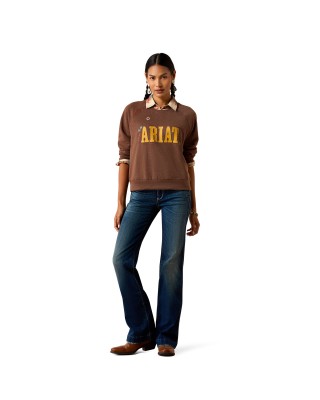 Ariat - Essential Crew Sweatshirt Brown 