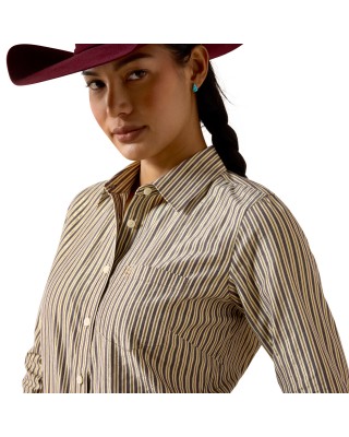 Ariat - Kirby Stretch Western Shirt Gold Plum