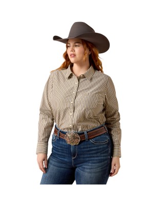 Ariat - Kirby Stretch Western Shirt Gold Plum
