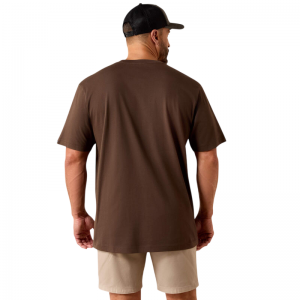 Ariat - Rebar Cotton Strong Brown Standard T-Shirt