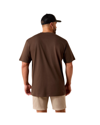 Ariat - Rebar Cotton Strong Brown Standard T-Shirt