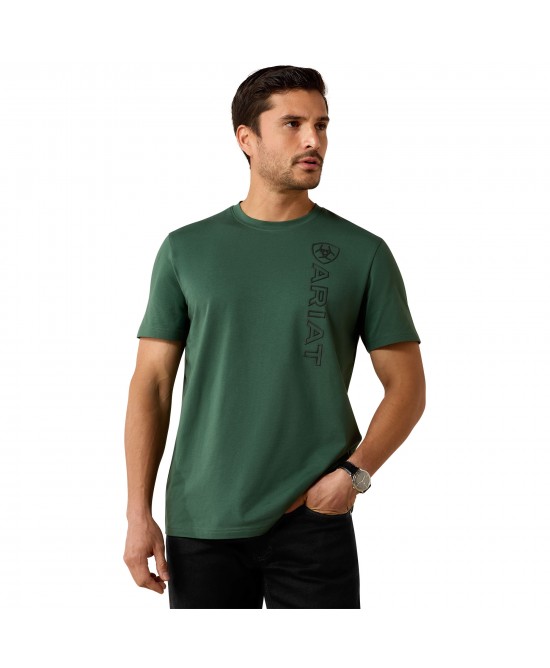 Ariat - Vertical Logo Green T-Shirt