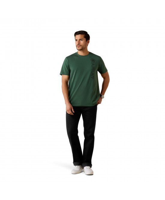 Ariat - Vertical Logo Green T-Shirt