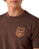 Ariat - Stripe Patriotic Badge T-Shirt Brown