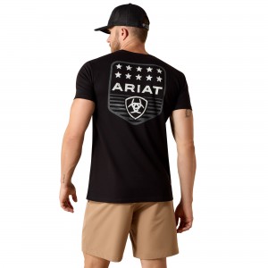 Ariat - Stripe Patriotic Badge T-Shirt