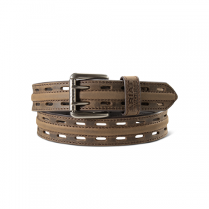 Leather Belt - Ariat Work Double Prong Brown Leather Belt - Ariat Work Double Prong Brown