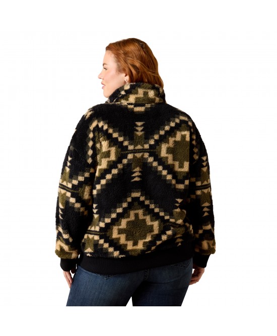 Ariat - Berber Sweatshirt Black Aztec Jumper Ariat - Berber Sweatshirt Black Aztec Jumper