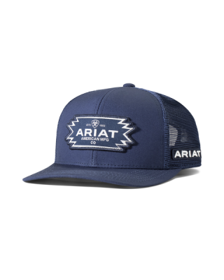 Trucker Hat - Ariat Aztec Logo Patch