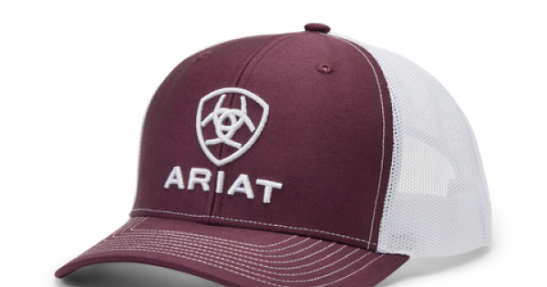 Trucker Hat - Ariat Stacked Logo Trucker Cap