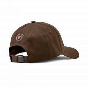 Trucker Hat - Ariat Brown Show Cap