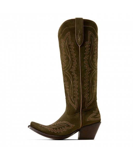 Ariat - Casanova Suede Green X Toe Western Boot