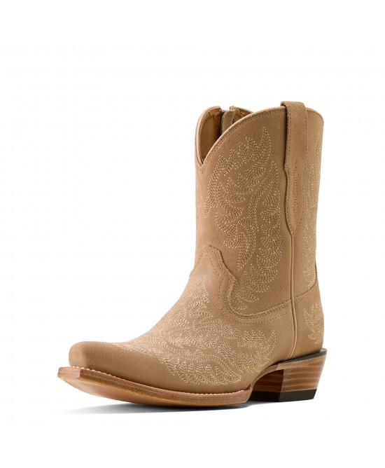 Ariat - Cate X Toe Taupe Suede Western Boot Ariat - Cate X Toe Taupe Suede Western Boot