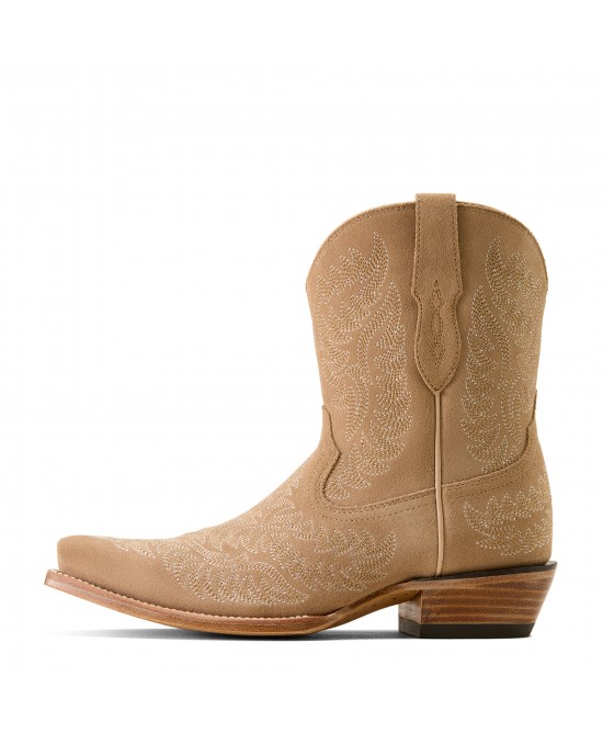 Ariat - Cate X Toe Taupe Suede Western Boot Ariat - Cate X Toe Taupe Suede Western Boot