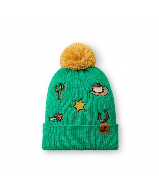 Ariat - Arlo Beanie Green - Children's Ariat - Arlo Beanie Green - Children's