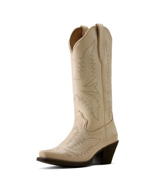 Ariat - Round Up Collins Cream D Toe Western Boot