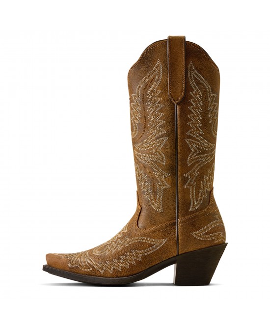 Ariat - Round Up Collins Brown D Toe Western Boot Ariat - Round Up Collins Brown D Toe Western Boot