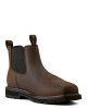 Ariat - GroundRancher Chelsea Wide Square Toe Steel Toe Work Boot