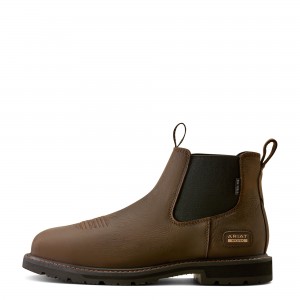 Ariat - GroundRancher Chelsea Wide Square Toe Steel Toe Work Boot Ariat - GroundRancher Chelsea Wide Square Toe Steel Toe Work Boot