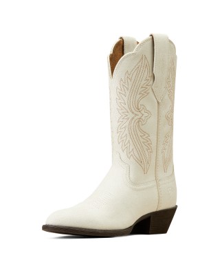 Ariat - Heritage R Toe White StretchFit Western Boot
