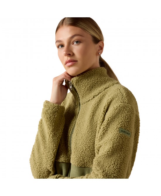Ariat - Laviolette Green Full Zip Sweatshirt Fleece Ariat - Laviolette Green Full Zip Sweatshirt Fleece
