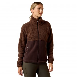 Ariat - Laviolette Purple Full Zip Sweatshirt Fleece