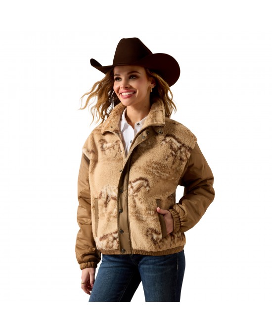 Ariat - Sherpa Blocked Horses Jacket