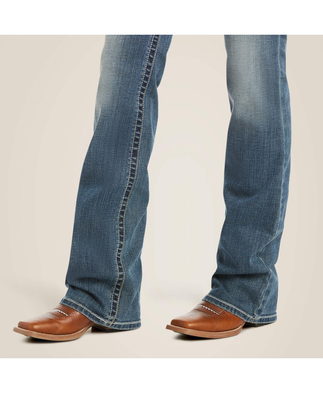 Women's Ariat R.E.A.L. Mid Rise Stretch Whipstitch Boot Cut Jean