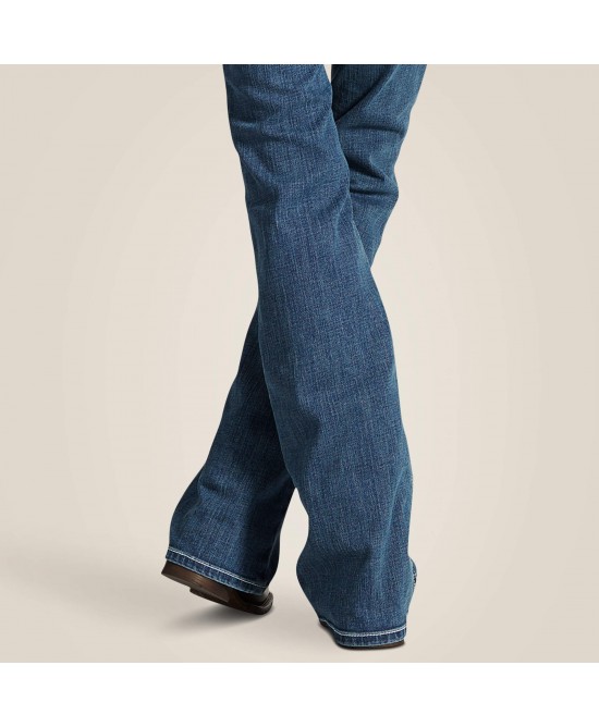 Ariat R.E.A.L. Mid Rise Stretch Whipstitch Boot Cut Jean
