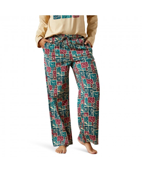 Ariat - Dreams Pyjama Set - Red and Blue