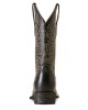 Ariat - Round Up Black Remuda Wide Square Toe Western Boot Ariat - Round Up Black Remuda Wide Square Toe Western Boot