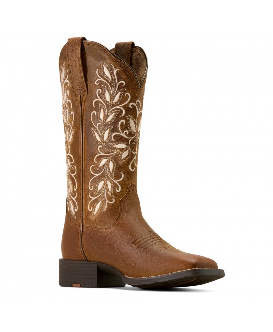 Ariat - Round Up Holly Wide Square Toe Western Boot Ariat - Round Up Holly Wide Square Toe Western Boot