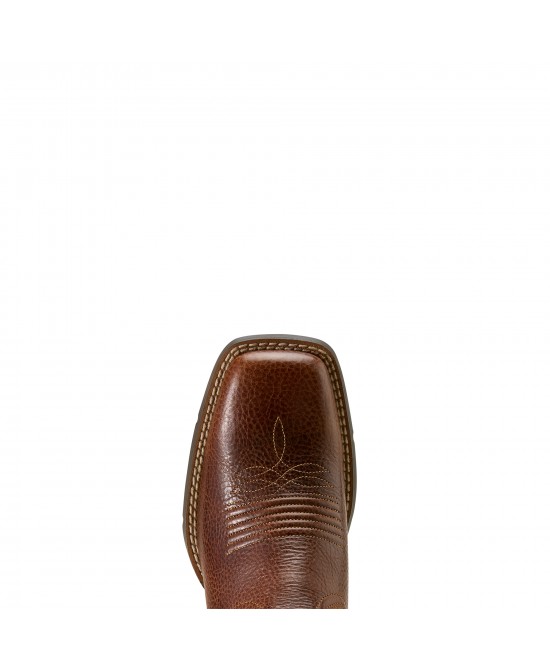 Ariat - Round Up Holly Wide Square Toe Turquoise Western Boot