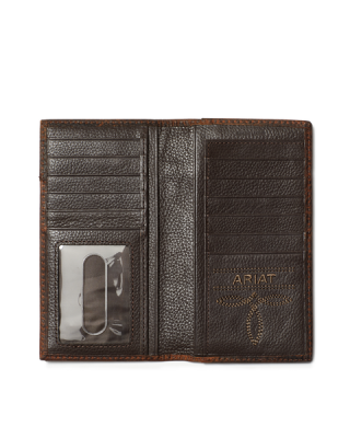 Ariat - Logo Boot Stitch Rodeo Wallet